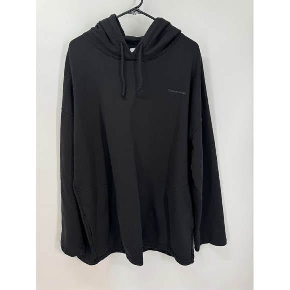 Outdoor Voices Other - Outdoor Voices Men's Medium Black Hoodie Cotton Sweatshirt Activewear Casual